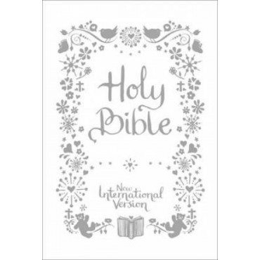 NIV Tiny White Christening Bible HB - Hodder